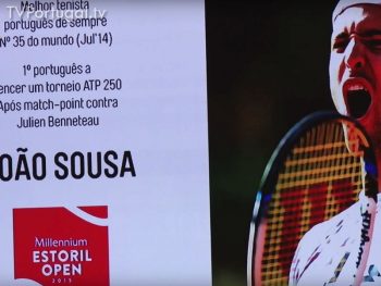 Millennium Estoril Open, Conferência de Imprensa, Carlos Carreiras, Presidente da Câmara Municipal de Cascais, Cascais Televisão Portugal, Cascais, Portugal