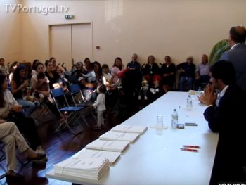 Assinatura de Protocolos de Bolsas Sociais, Junta de Freguesia Cascais Estoril, Pedro Morais Soares, Cascais Televisão Portugal