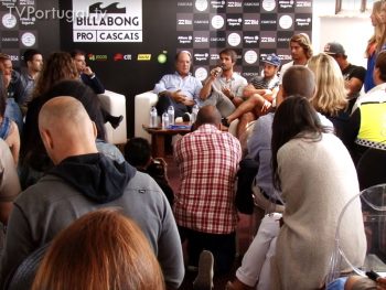 Surf Cascais, Apresentação, Allianz Billabong Pro Cascais, Carlos Carreiras, Presidente da Câmara Municipal de Cascais, Cascais Televisão Portugal