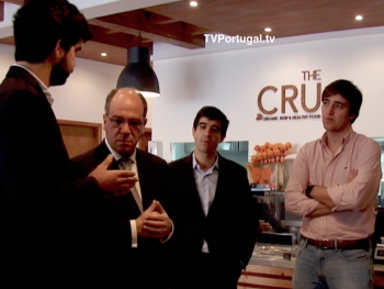 Inauguração do Restaurante The Cru, Organic, Raw & Healthy Food, André Ferreira, Carlos Carreiras, Biológica, Cascais, Televisão, Portugal