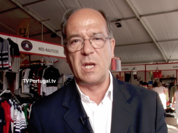 Visita de Carlos Carreiras ao Stock & Fashion Market, Carlos Carreiras, Presidente da Câmara Municipal de Cascais, Televisão, Portugal