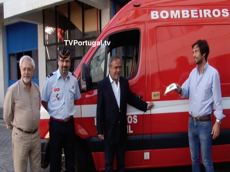 Nova Ambulância de Socorro da A. H. dos Bombeiros dos Estoris, Pedro Morais Soares, Miguel Serrão, Cascais, Televisão, Portugal