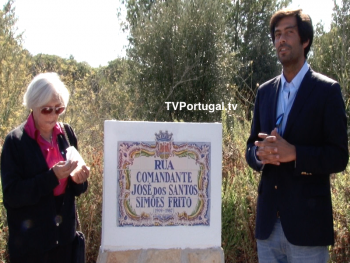 Descerramento da placa Toponímica, José dos Santos Simões Frito, Pedro Morais Soares, Carlos Carreiras, Cascais, Televisão, Cascais