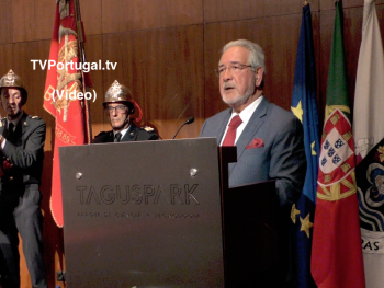 Cerimónia de instalação, Assembleia Municipal e C. M. de Oeiras, Isaltino Morais, Oeiras Canal, Televisão, Reportagem, Tagus Parque