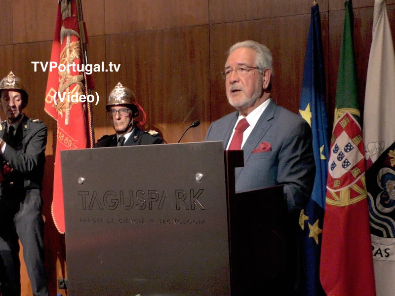 Cerimónia de instalação, Assembleia Municipal e C. M. de Oeiras, Isaltino Morais, Oeiras Canal, Televisão, Reportagem, Tagus Parque