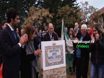 Inauguração da Rotunda, Mestre José Xavier, Junta de Freguesia Cascais - Estoril, Pedro Morais Soares, Cascais, Portugal, Televisão