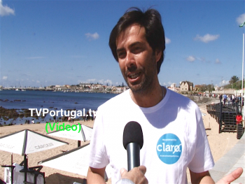 Abertura da Época Balnear Cascais Estoril 2018, Pedro Morais Soares, Movimento Claro, APCOI, Policia Segurança Pública, Cascais, Televisão, Portugal, Praia das Moitas, Vida Saudável