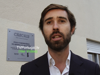 Inauguração do Polo Comunitário do Bairro de Alcoitão, Frederico Pinho de Almeida, Carlos Carreiras, José Filipe Ribeiro, Cascais, Televisão, Portugal