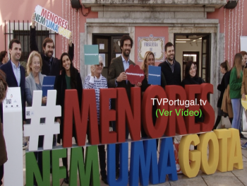 Menores Nem Uma Gota, Junta de Freguesia Cascais - Estoril, Pedro Morais Soares, Cascais, Televisão, Portugal, Largo Cidade Vitória