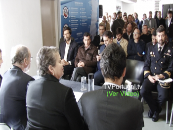 DOCAPESCA, C.M. Cascais, Assinatura do Protocolo, Nuno Piteira Lopes, António Ramos, Associação Armadores e Pescadores Cascais, Televisão, Portugal
