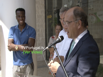 Inauguração de Projecto Orçamento Participativo no Pavilhão dos Lombos, Joana Pinto Balsemão, Cascais tv, Televisão, Portugal