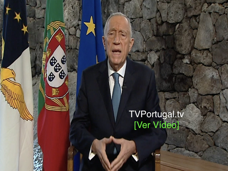 Mensagem de Ano Novo, Marcelo Rebelo de Sousa, Presidente da República Portuguesa, Cascais, Televisão, Portugal, Cascais tv