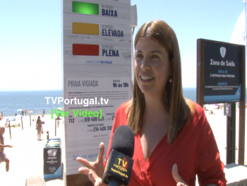 Hastear das Bandeiras Azuis nas Praias de Oeiras | Cerimónia Oficial, Joana Baptista, Isaltino Morais, Televisão, Portugal