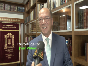 Inauguração do Centro Judaico em Cascais, Televisão, Portugal, Cascais, Reportagem, Carlos Carreiras, Casa Chabad, Eli Rosenfeld