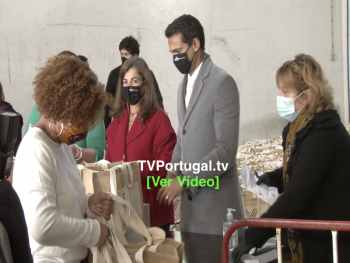 Câmara de Oeiras Oferece Cabazes de Natal a Arrendatários Municipais, Oeiras, Teresa Bacelar, Isaltino Morais, Francisco Rocha Gonçalves
