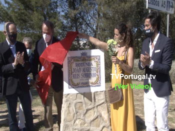 Descerramento de Placa Toponímica da Rotunda João Sobrinho, Pedro Morais Soares, Carlos Carreiras, Portugal, Televisão, Cascais