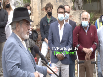 Primeira Pedra do Quintalão e Inauguração de Obras em Ruas de Algés, Portugal, Televisão, Oeiras, Isaltino Morais