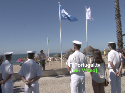 Hastear da Bandeira Azul | Praia de Caxias | Baía dos Golfinfos, Portugal, Televisão, Oeiras, Joana Baptista