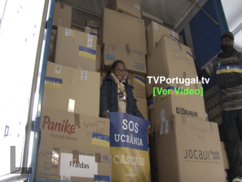 Partida de Cascais do 3.º Camião TIR de Ajuda Humanitária, Portugal, Televisão, Cascais, Carlos Carreiras, Reportagem